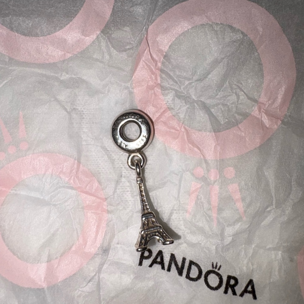 Pandora Silver Eiffel Tower Charm